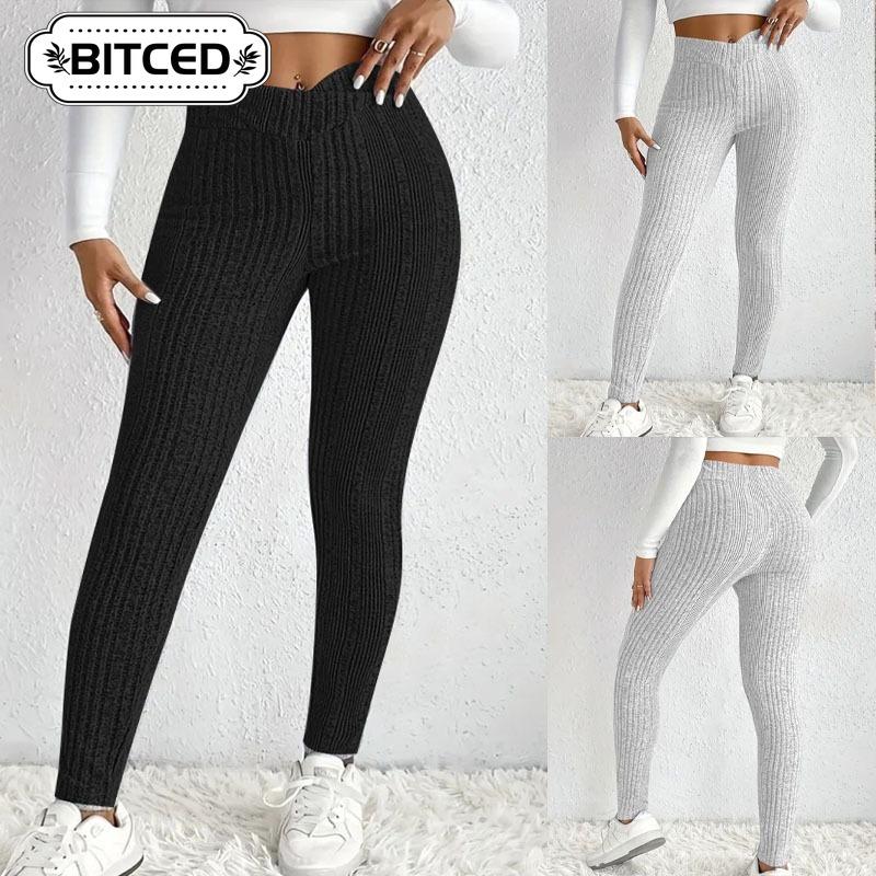 BITCED Женские модные повседневные однотонные брюки и капри Уникальный дизайн