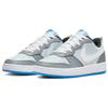Nike Court Borough Low 2 SE GS Pure Platinum Photo Blue Детские кроссовки Серо-белый Холодно-серый BQ5448-019
