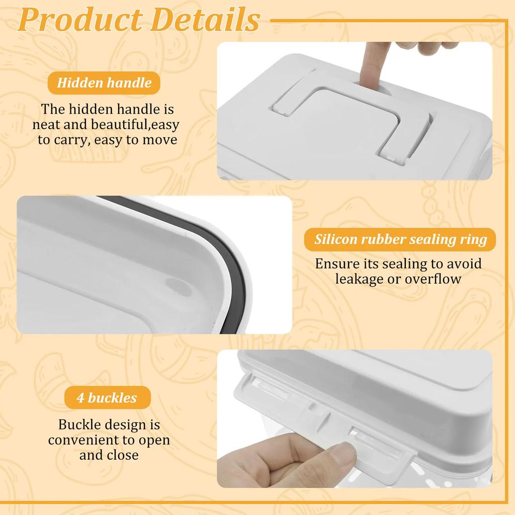 4/5 л Банка для солений Герметичный контейнер для ферментации солений для соленых огурцов, корнишонов, квашеной капусты, оливок, кимчи