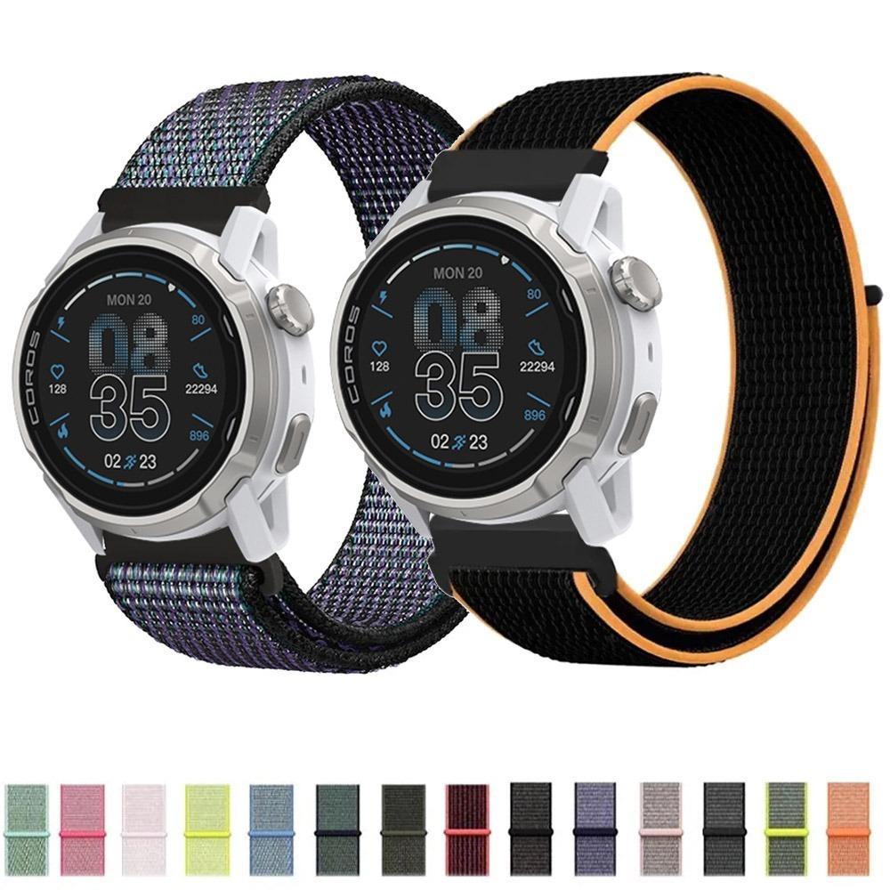 20mm 22mm Nylon Loop Strap for COROS APEX 4 42mm/PACE Pro/CMF Watch 3 Pro Smartwatch Breathable Band for Suunto Vertical/Race 2