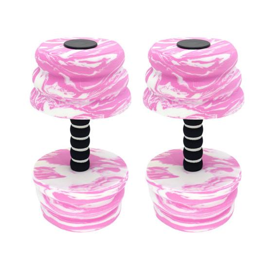1/2Pcs Water Sports Dumbbells Water Workouts Easy Grip Foam Barbells High-density EVA Fitness Dumbbells