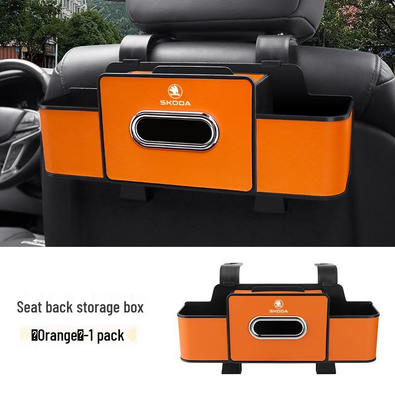 Skoda Rear Seat Storage & Cup Holder for Octavia, Superb, Rapid, Kamiq