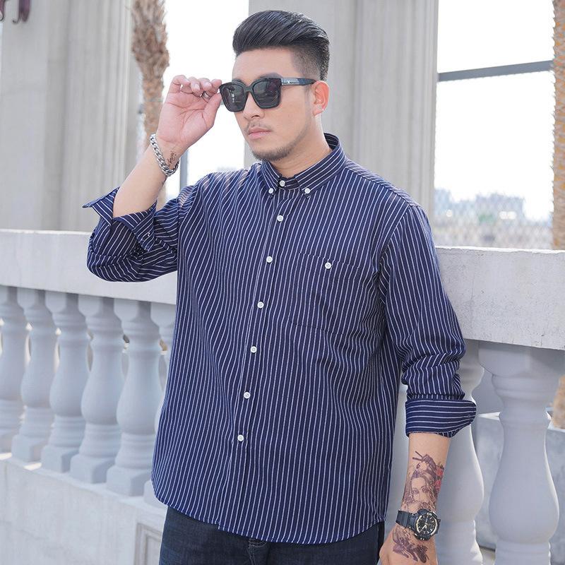Summer Long -Sleeved Shirt Men 'S Business Casual Slim -Fit Men 'S Shirt