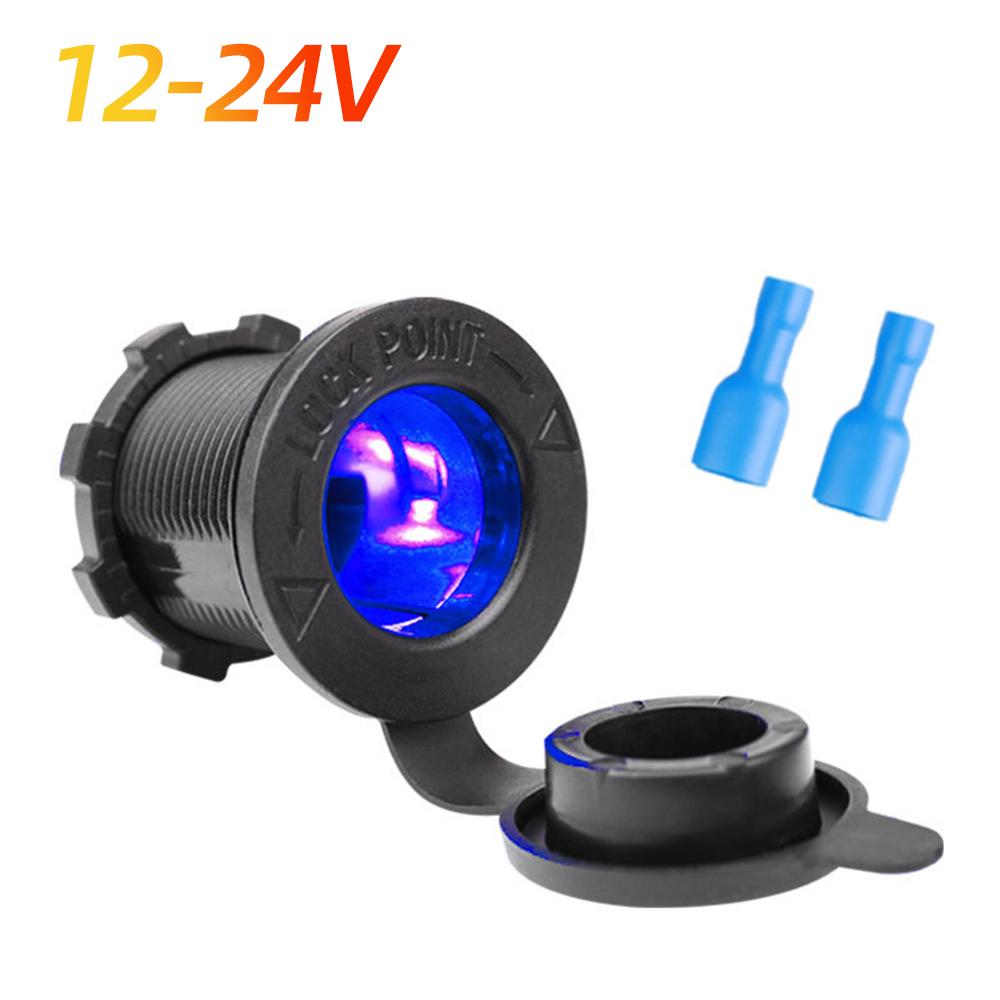 Гнездо прикуривателя для автомобиля, морского мотоцикла, квадроцикла, автофургона, розетка, розетка, водонепроницаемая вилка 12 В