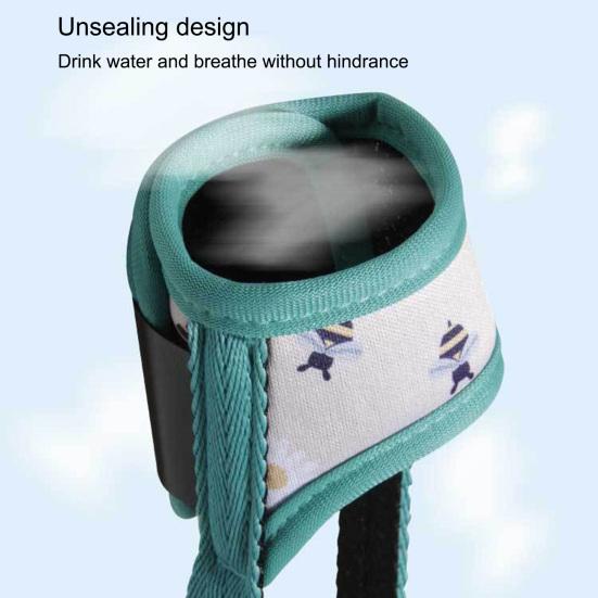 Намордник для собаки с принтом, дышащие мягкие намордники для щенков, антилай, крышка для рта, домашнее животное