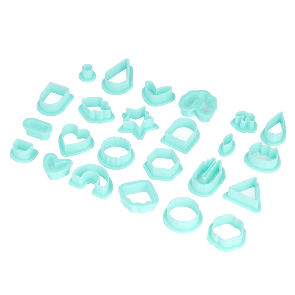 24 шт., резцы для полимерной глины, различные формы, сделай сам, ручная работа, ювелирные изделия, серьги, инструменты для изготовления форм, фрезы