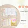 Dustproof Book Storage Bag Quilted Cotton Book Pouch Durable Book Bag  Daily Commute