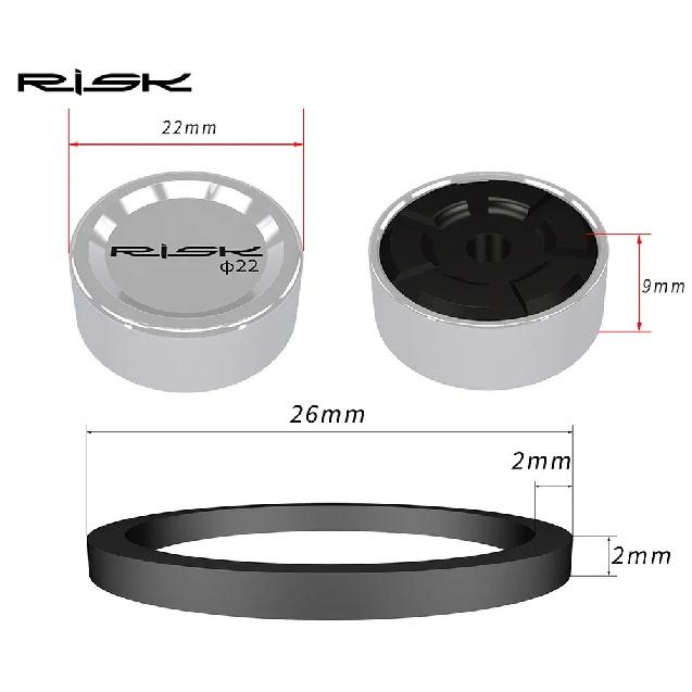 RISK Ремонтный комплект поршня гидравлического тормозного калипера для Shimano M7000 M7100 M8000 M8100 M9100 RS785, Комплект уплотнений для масляных дисковых тормозов MTB Road
