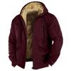 Men's Solid Color Jacket Men's Spring And Autumn Casual Trend Zipper Hooded Jacket