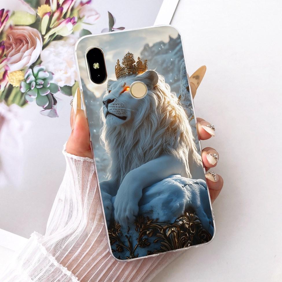 Cover For Redmi S2 Case Y2 Transparent Cute Cat Fashion Butterfly Funny Painted Casing For Redmi Y2 M1803E6G M1803E6H M1803E6I