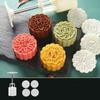 3D Mooncake Mold Flower-shaped Pastry Making Tools Cookie Stamp Mould  Kitchen DIY