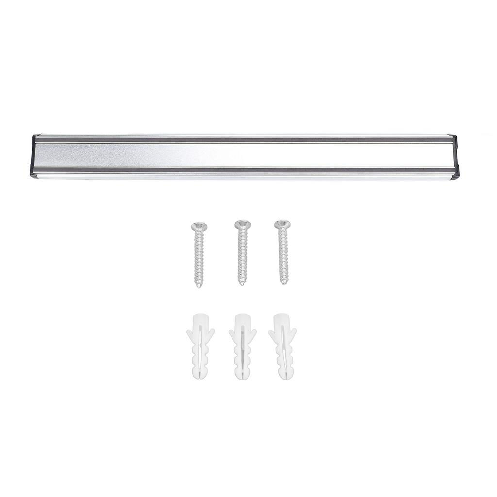 Magnetic Knife Holder Wall Mount Aluminum Alloy Space Saving Multipurpose for Kitchen Scissors Spoons