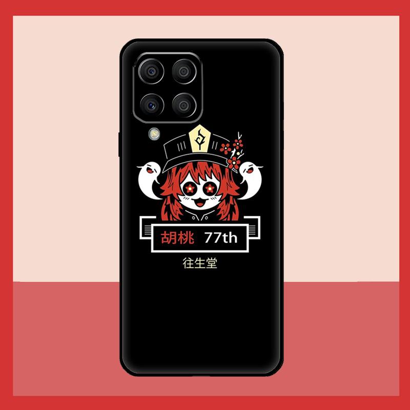 Чехол-призрак Ху Тао из Genshin Impact для Samsung Galaxy M12 M52 M06 M16 M36 M56 M33 M15 M55 M31 M13 M14 M53 M32 M35 M34 M54