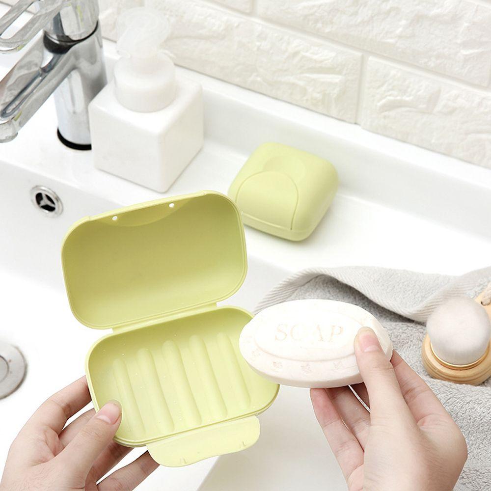 Box Cover Leakproof Travel Plastic Soap Case Soap Box Soap Holder Container Soap Dishes