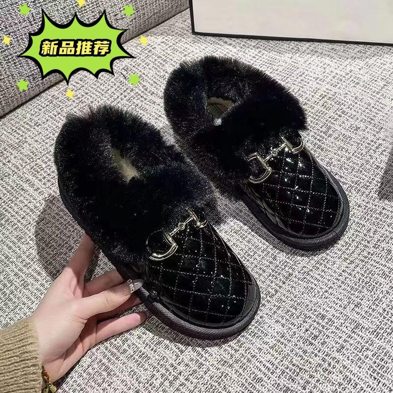 2025 New Women's Snow Boots Winter Popular Short Boots Women's Korean Version Cotton Boots Velvet Warm Low Tube Women's Cotton Shoes