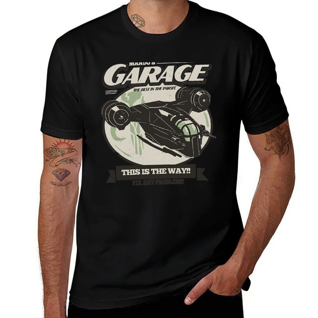Unisexdos Garage Tshirt Breathable Basic Cotton Tshirt
