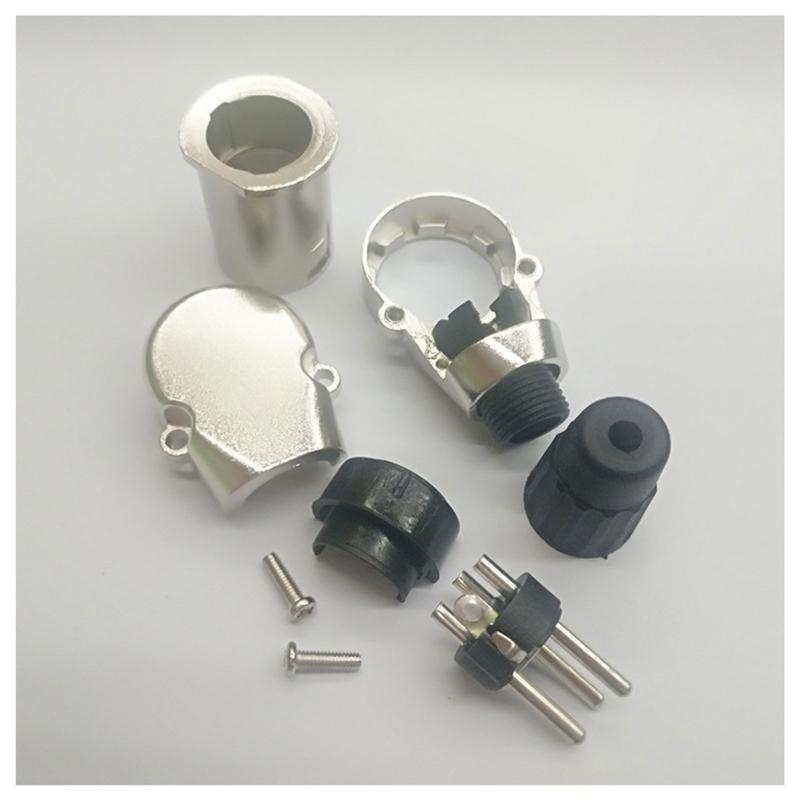 3-контактные разъемы XLR (папа/мама) 3-полюсные угловые XLR разъемы для микрофона