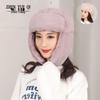 Unisex Winter Faux Fur Ear Protection Hat - Windproof & Warm for Cycling and Travel