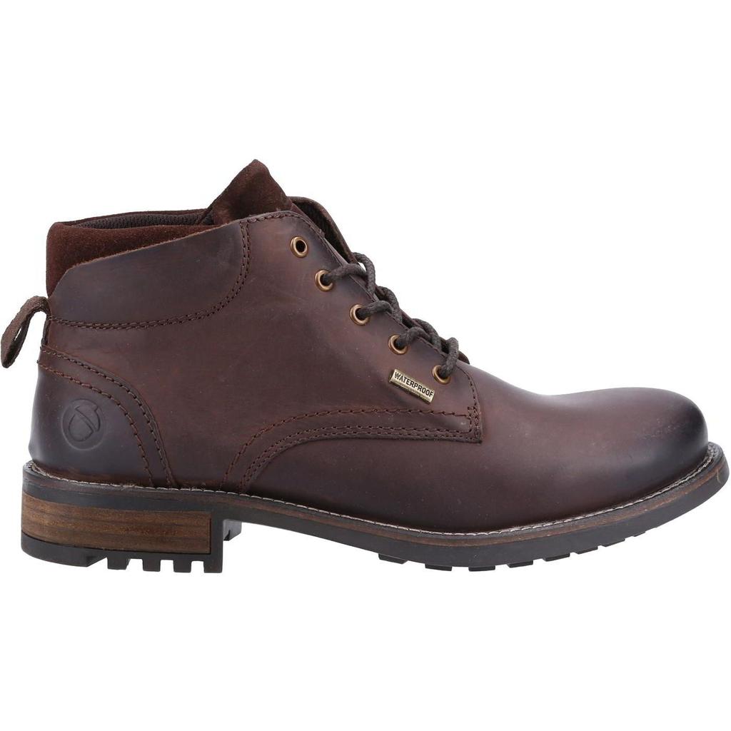 COTSWOLD Mens Woodmancote Leather Combat Boots