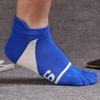 1 Pair Low Cut Socks Five-finger Breathable Cotton Breathable Sports Supplies for Sports