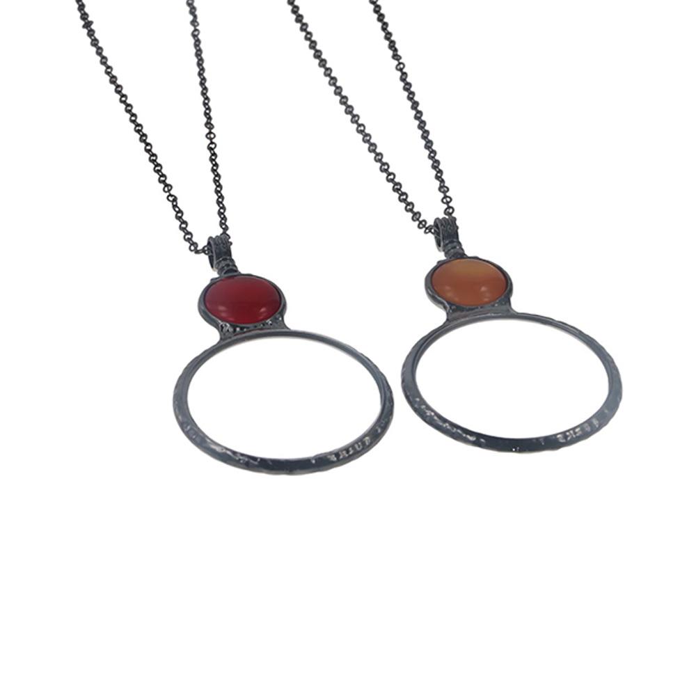 Alloy Multi-color optional 6x magnification Multipurpose Monolithic eyepiece Pendant Magnifying glass necklace Magnifier