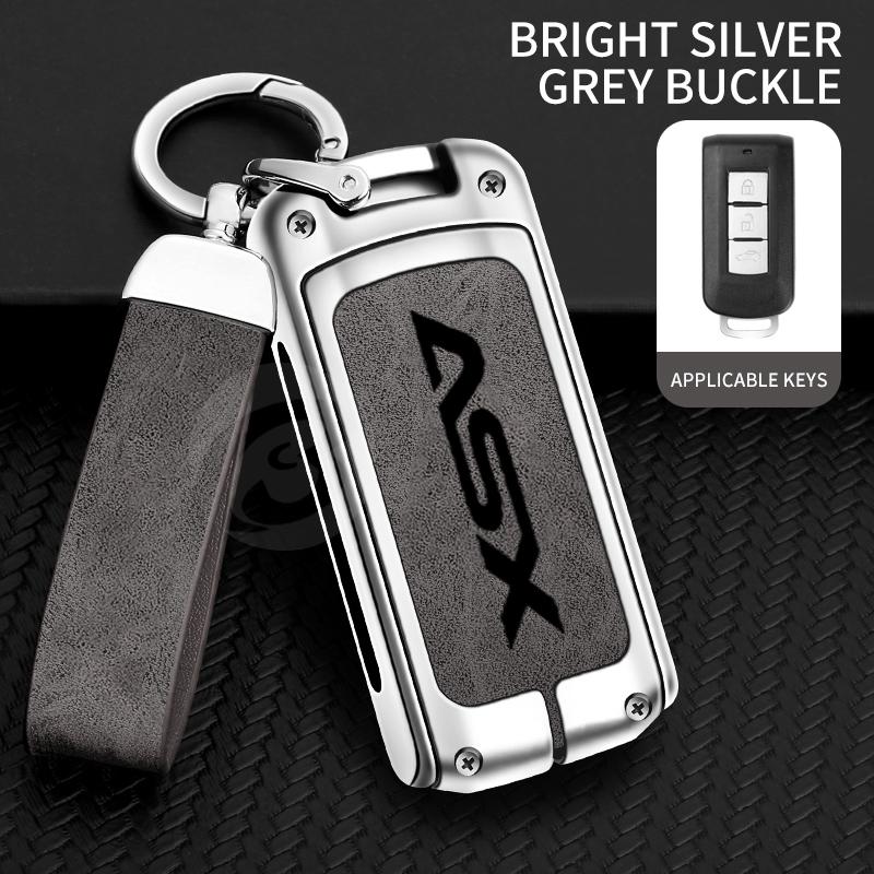 Zinc Alloy Car Key Cover Case  Holder Shell Protector For Mitsubishi Asx Remote Control Key Chain Buckle Car-Styling Accessories