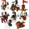 Набор строительных блоков MOC Доска объявлений Пчелиная ферма Фонтан Костер Печь Средневековый городской вид Уличный вид Водяная стена Мост Дорожный знак Кирпичная игрушка