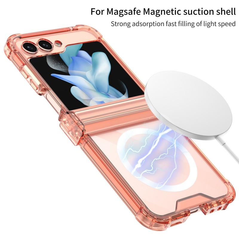 Shockproof Protective Case Galaxy Z Flip 7 6 5 4 3 Airbag Hinge Wireless Charging Compatible Magnetic Ring