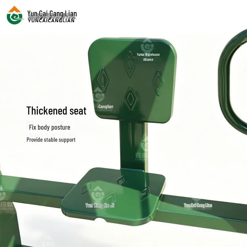Outdoor Single-Station Seated Leg Press Trainer