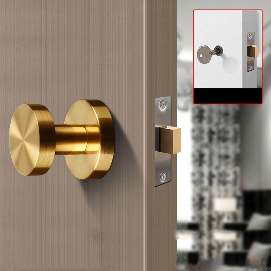 Flat Corner Invisible Door Lock Multi Color Rust Proof