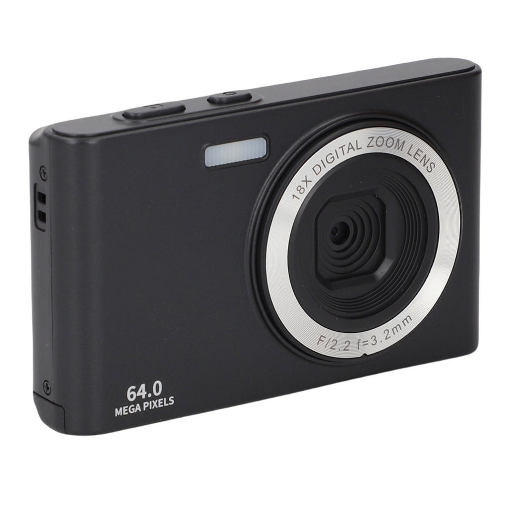 Retro Camera 4K Video 64MP Photo 18X Digital Zoom Student Camera for Travel Photography