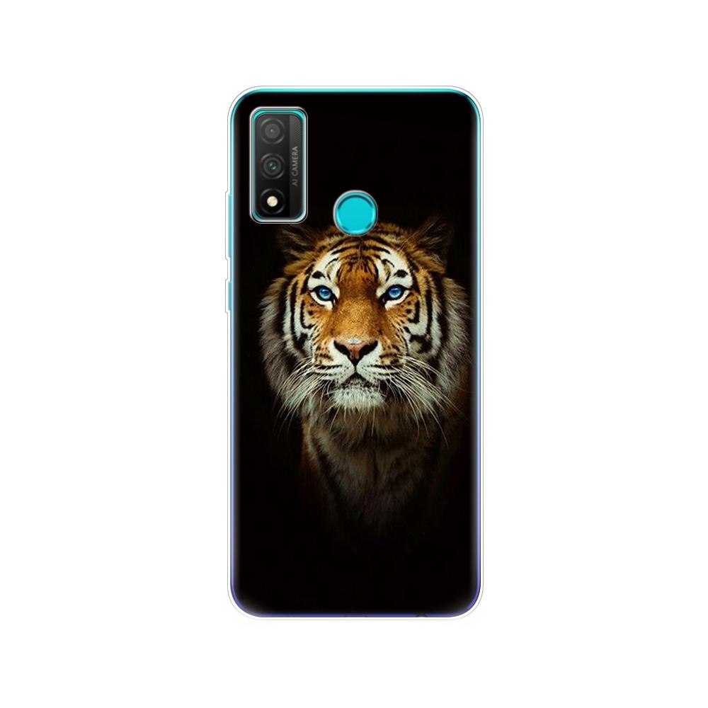 Чехол для Huawei P smart 2020, мягкий силиконовый чехол из ТПУ на заднюю панель телефона PSmart 2020 POT-LX1A, 6,21 дюйма, защитный чехол-бампер, чехол