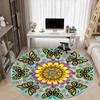 1pc Butterfly Mandala Carpet for Office, Non-slip, Soft and Durable Office Rug, Perfect for Office yy260128059