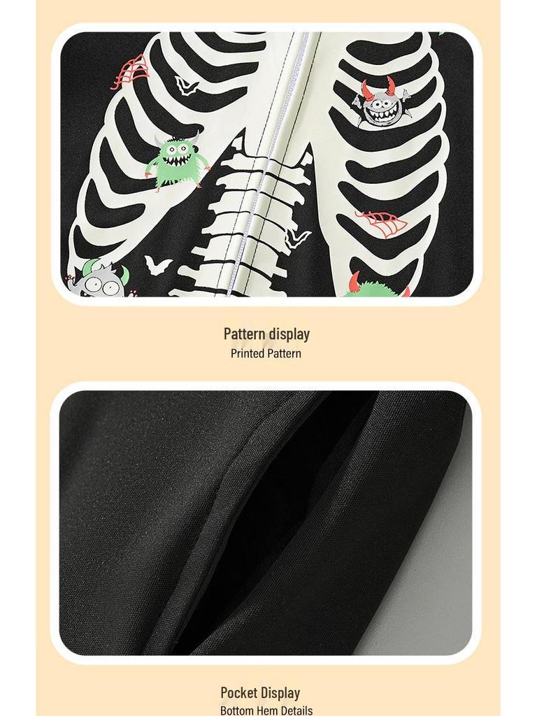 2025 Autumn/Winter Luminous Halloween Onesie Pajamas for Kids & Family