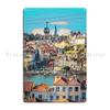 Travel Posters Porto Portugal Metal Plaque Poster Wall Decor Pub Printed Bar Wall Decor Tin Sign Poster