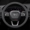 AQJ1 Leather Car Steering Wheel Cover for Honda HRV CRV Civic City Passport Accord CRZ 2022 2023 2024 2025 2026 Interior Accessories