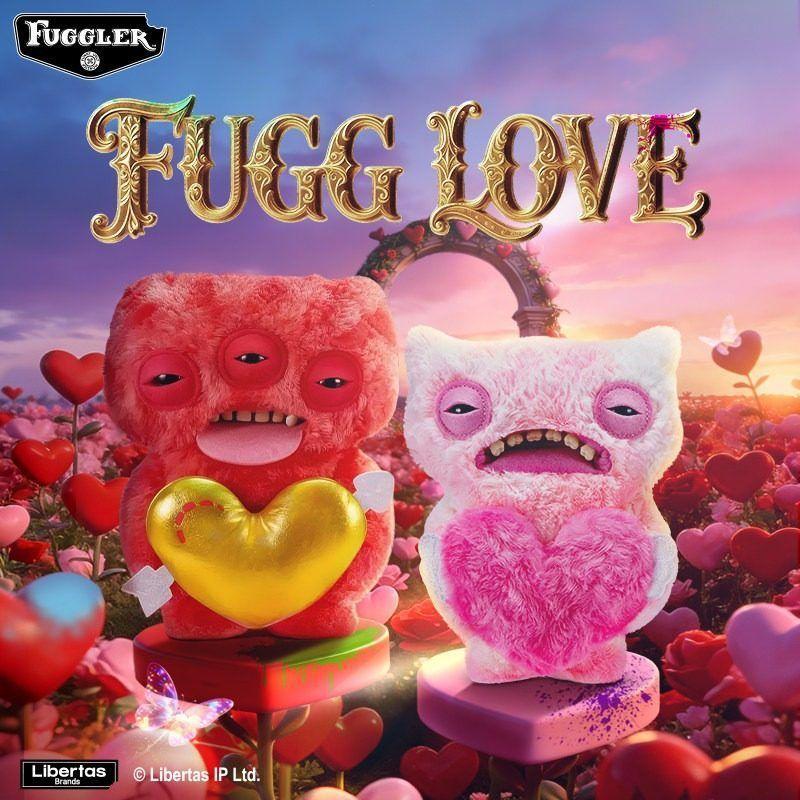 Официальная подлинная плюшевая игрушка Fugg 2-го поколения 'Любовь', уродливая, милая, причудливая, дизайнерская, фигурка для коллекции аниме, подарок, декор 23 см