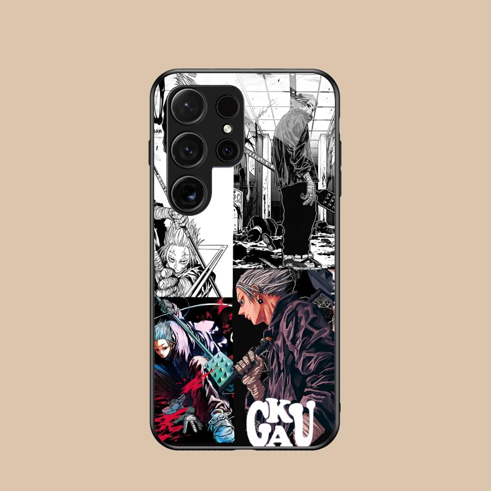 Sakamoto Days Gaku Phone Case for Samsung Galaxy S26 S25 S24 S23 S22 S21 S20 Note20 Plus FE Ultra Glass Colorful Cover Cover