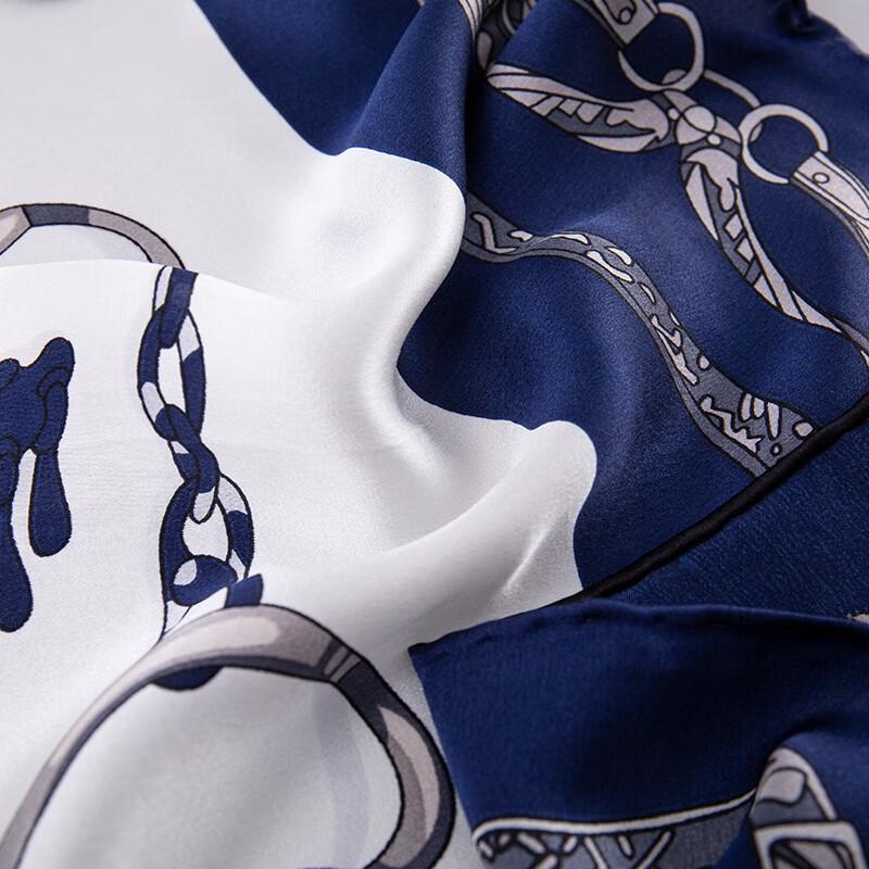 Hengyuanxiang 100% Mulberry Silk Square Scarf