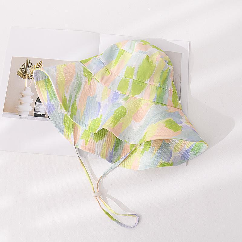 Новая мятная цветная солнцезащитная шляпа Manbo для женщин, летняя шляпа рыбака с большим ремешком, солнцезащитная шляпа с защитой от ультрафиолета