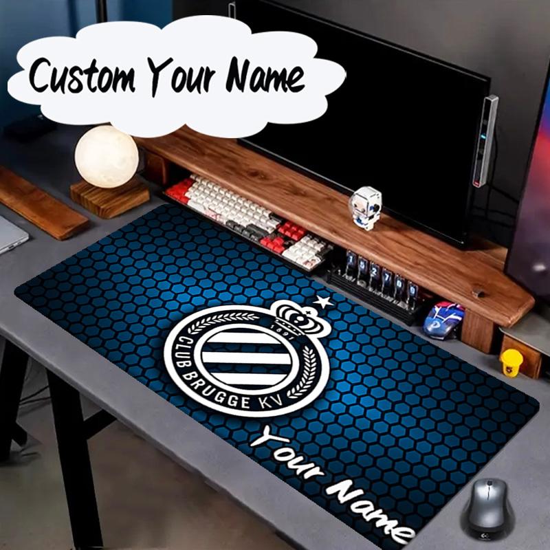 Custom Name Mouse pad Club Brugge Fc Crest Mouse pad, Gaming Mouse Pad, keyboard pad, Desk Decor for computer notebook Fan Birthday Gift