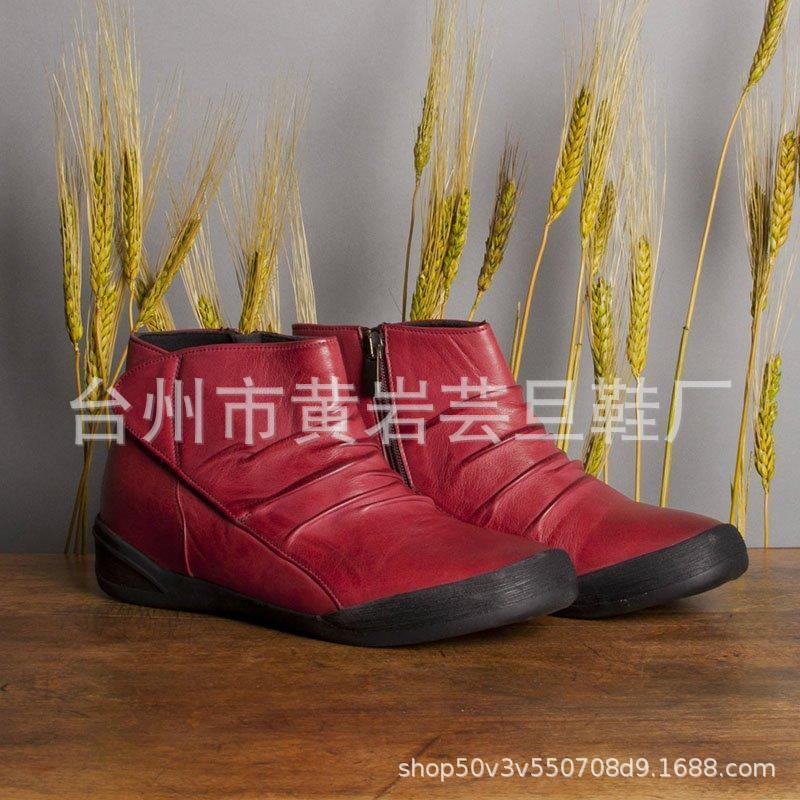 Осенне-зимние женские зимние сапоги теплые плюшевые туфли холодная зимняя мода женские ботильоны из натуральной кожи хлопковые ботинки женские