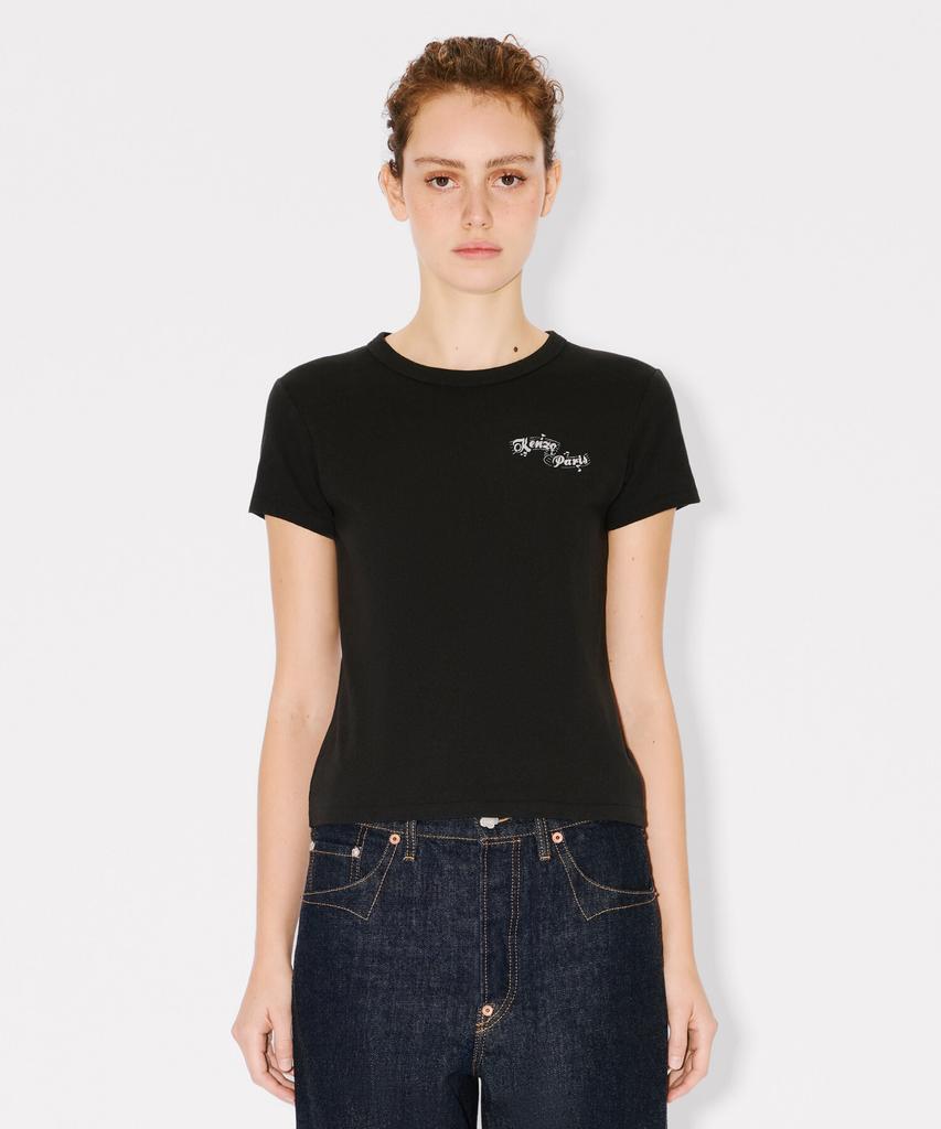KENZO Women'S Holiday Black Classic T-Shirt_K265Awth01Bkx