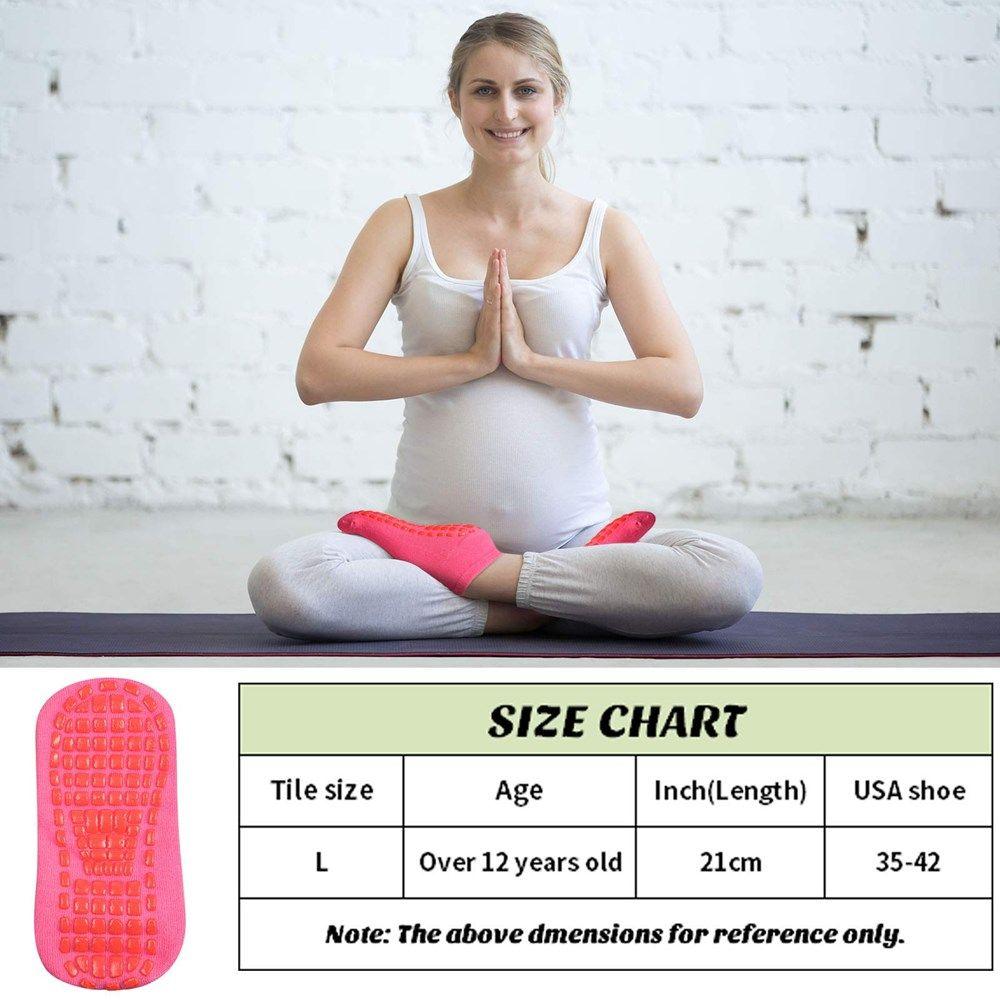 Цветные липкие носки-грипперы для женщин и мужчин, противоскользящие носки с фиксацией на лодыжке, носки с гриппами, носки для йоги, нескользящие