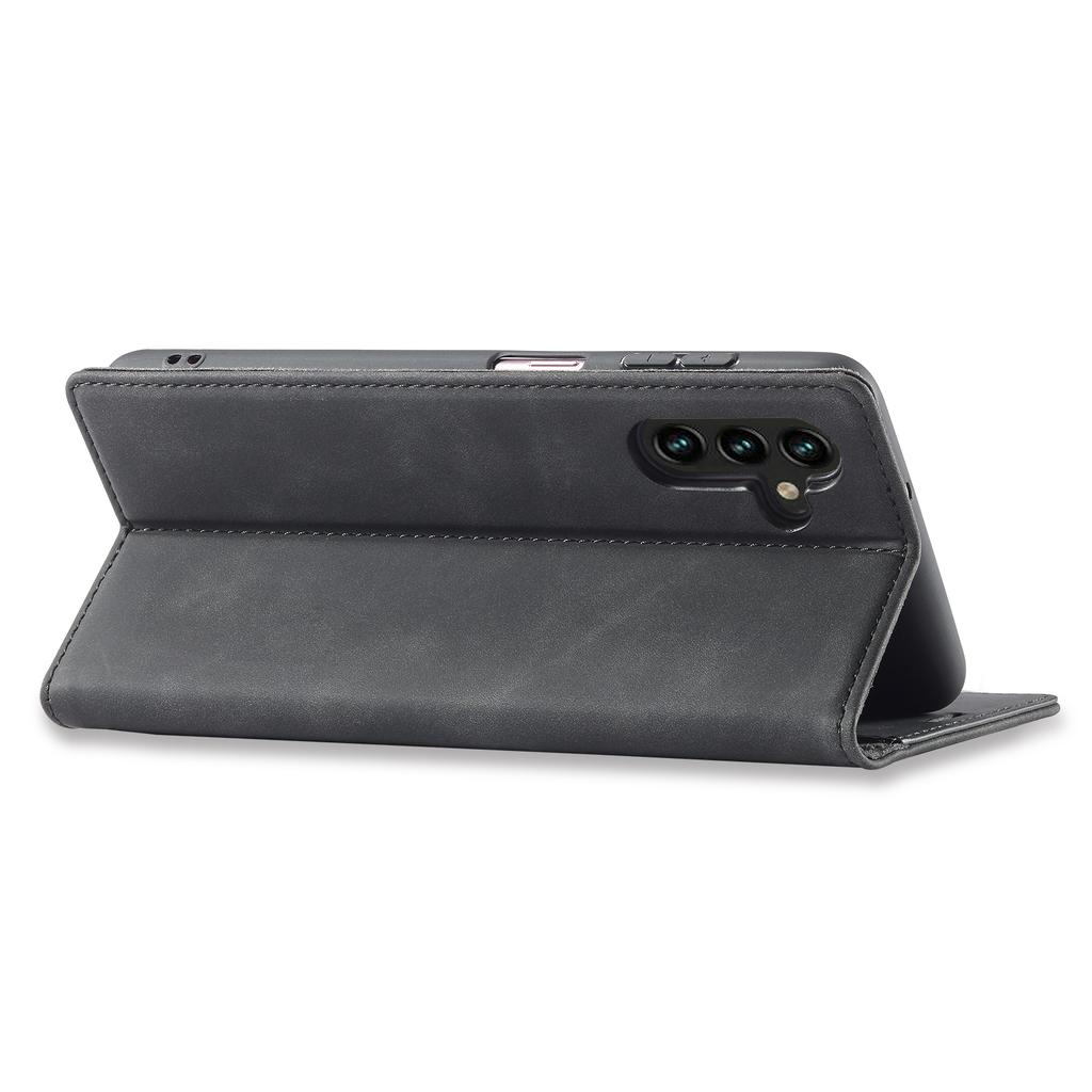 LC.IMEEKE Для Samsung Galaxy S24 FE Чехол Кошелек Микрофибра Кожа Чехол для телефона