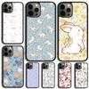 Чехол для телефона с рисунком кролика для Apple iPhone 17 Air Pro Max Plus Coque для iPhone 17 Air 14 15 16 13 12 Max Cover