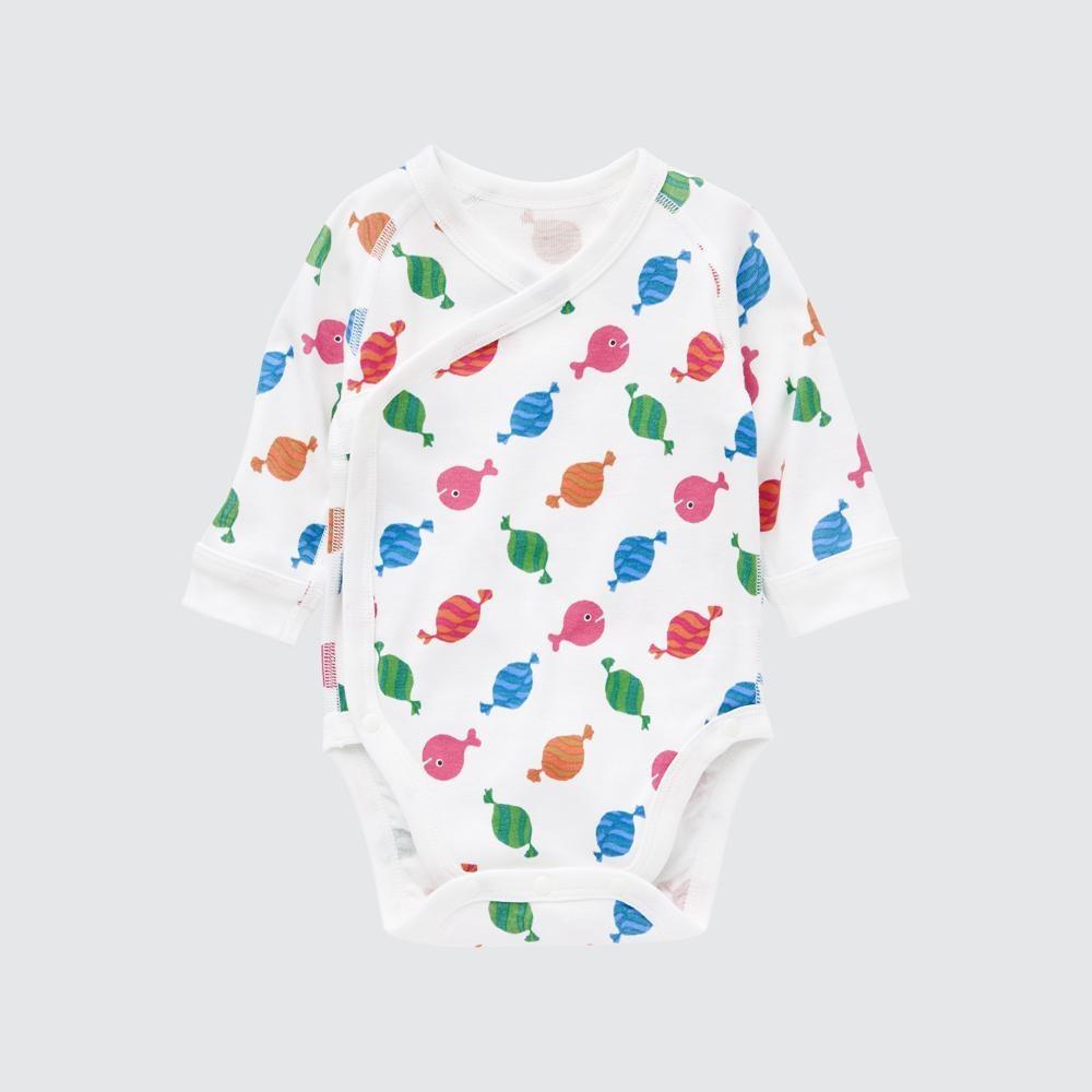 Uniqlo Боди BN PictureBook с длинным рукавом 1P 60см