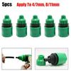 5*Plastic Garden Water Hose Quick Connector  Irrigation Adapter Connector