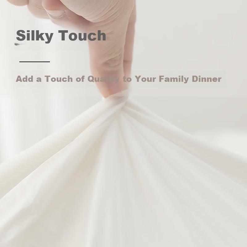 Jinghuisichuang Disposable Tablecloth [Thickened, Easy to Clean, 180*180cm] Waterproof Table Cover, 10 Pieces, JH9005