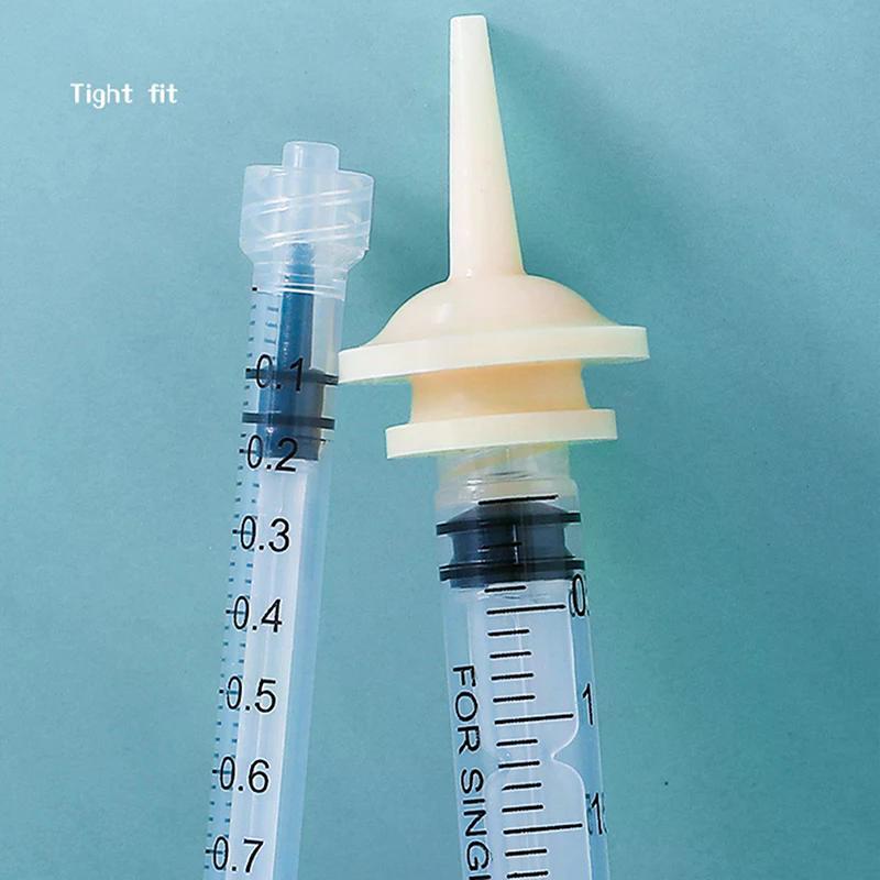 Соска для кормления новорожденных питомцев для собаки кошки хомяка, соска-пустышка для кормления лекарствами, оральный шприц для питомцев с силиконовой соской